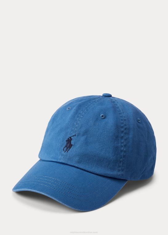 Nimes blå Mænd Ralph Lauren bomuld chino kuglehætte Z426B2500