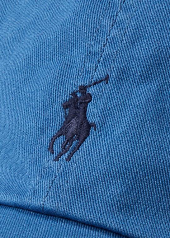 Nimes blå Mænd Ralph Lauren bomuld chino kuglehætte Z426B2500