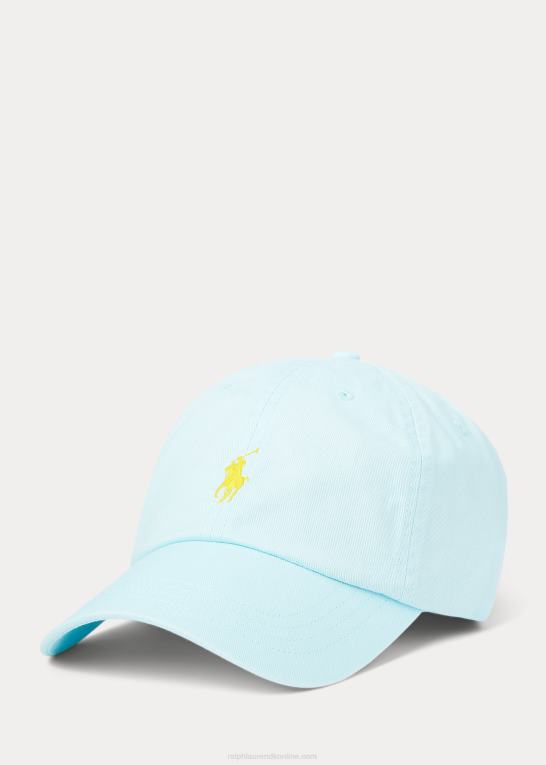 ø aqua Mænd Ralph Lauren bomuld chino kuglehætte Z426B2498