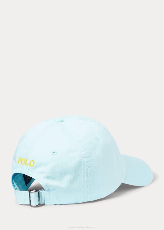 ø aqua Mænd Ralph Lauren bomuld chino kuglehætte Z426B2498