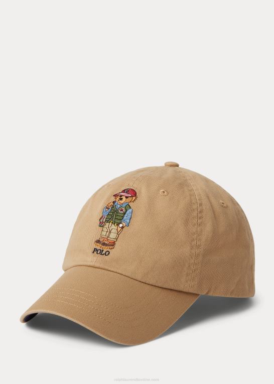 cafe tan Mænd Ralph Lauren polo bear twill kuglehætte Z426B2425