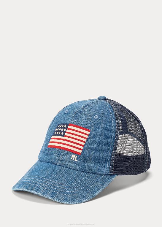denim Mænd Ralph Lauren flag denim kuglekasket Z426B2586