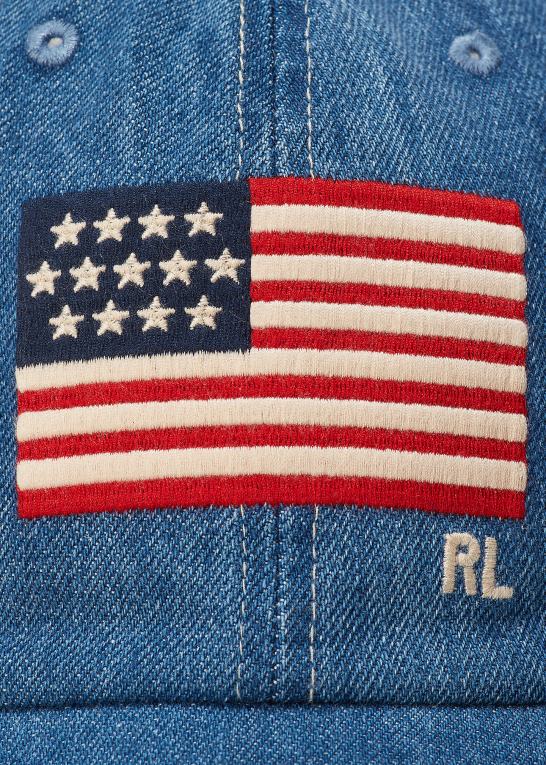 denim Mænd Ralph Lauren flag denim kuglekasket Z426B2586