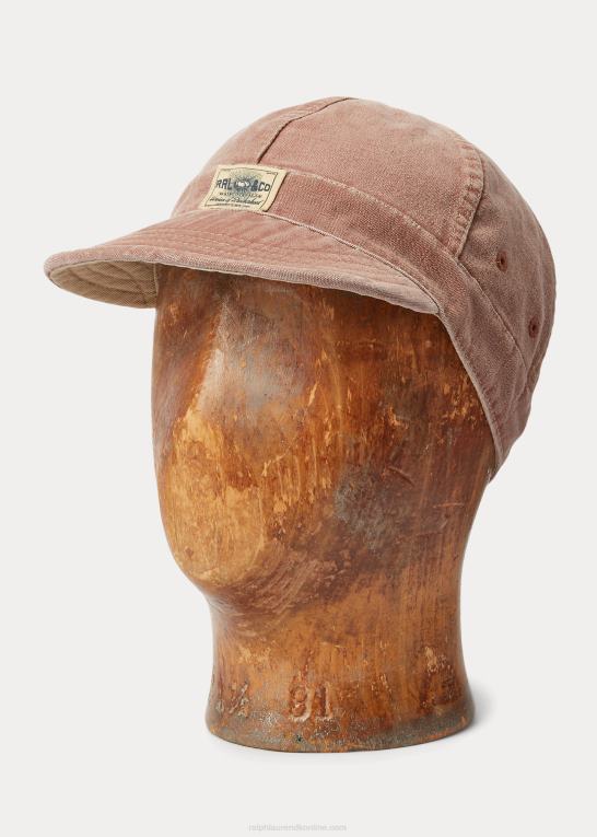 falmet lilla Mænd Ralph Lauren andelærreds kasket Z426B8830