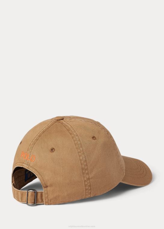 forsendelse tan Mænd Ralph Lauren bomuld chino kuglehætte Z426B2492
