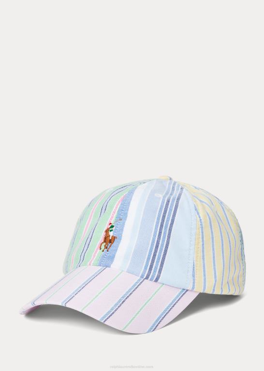 funshirt multi Mænd Ralph Lauren stribet oxford kuglehætte Z426B2362