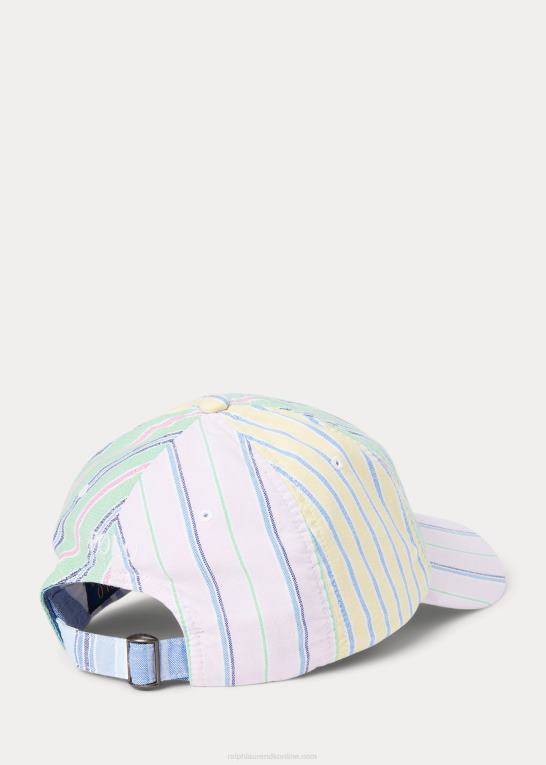 funshirt multi Mænd Ralph Lauren stribet oxford kuglehætte Z426B2362