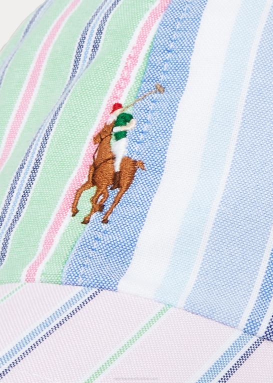 funshirt multi Mænd Ralph Lauren stribet oxford kuglehætte Z426B2362