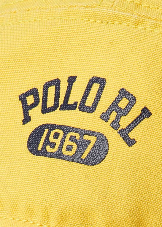 gulfinnet Mænd Ralph Lauren fempanels kasket med logolærred Z426B2453
