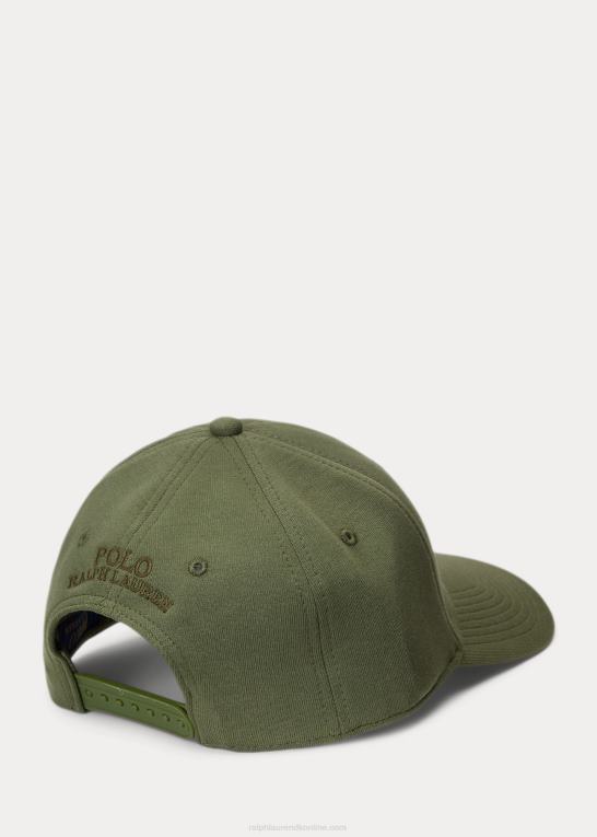 havesti Mænd Ralph Lauren dobbeltstrikket jacquardkuglehue Z426B2507