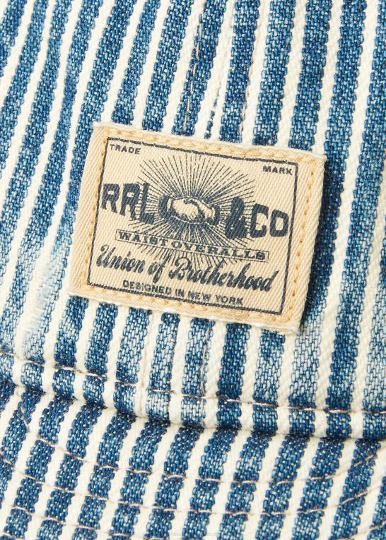 indigo Mænd Ralph Lauren stribet twill kasket Z426B8832