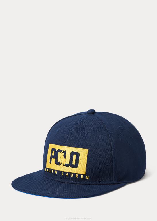 newport flåde Mænd Ralph Lauren logo twill kuglehætte Z426B2293