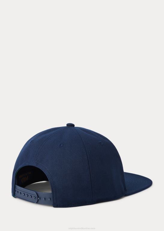 newport flåde Mænd Ralph Lauren logo twill kuglehætte Z426B2293