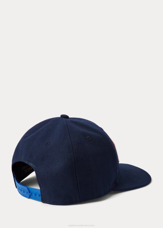 newport flåde Mænd Ralph Lauren logo twill kuglehætte Z426B2488
