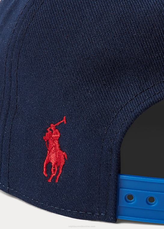 newport flåde Mænd Ralph Lauren logo twill kuglehætte Z426B2488