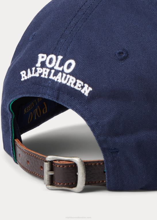 newport flåde Mænd Ralph Lauren rugby skjorte-broderet kuglekasket i twill Z426B2516