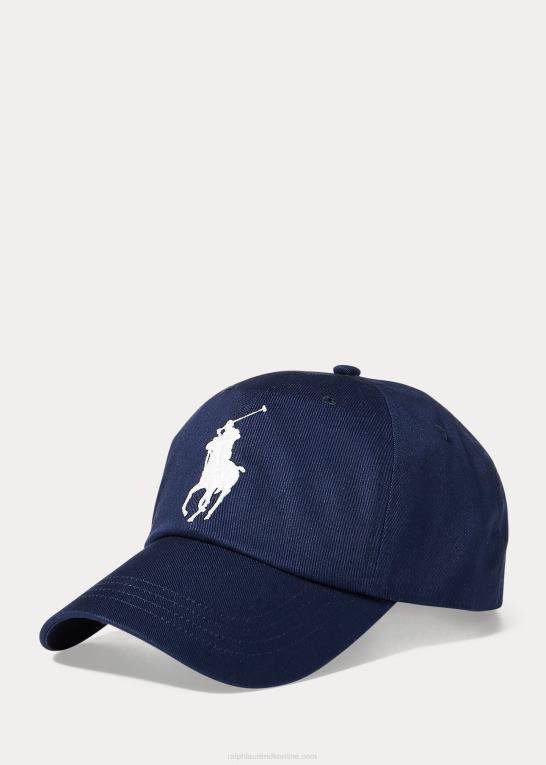 newport flåde Mænd Ralph Lauren stor pony chino kuglehætte Z426B5526