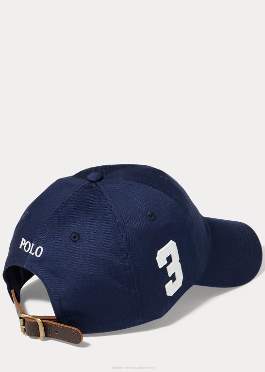newport flåde Mænd Ralph Lauren stor pony chino kuglehætte Z426B5526