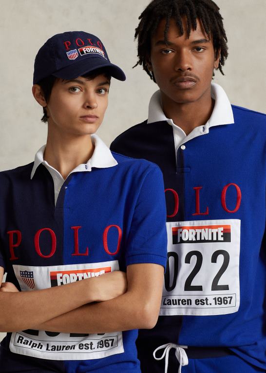 newport flåde Mændpolo ralph lauren x fortnite kuglehætte Z426B2491