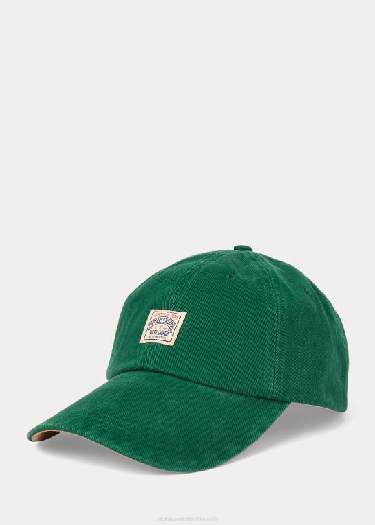 ny skov Mænd Ralph Lauren bomulds chino langnæbbet kasket Z426B2748