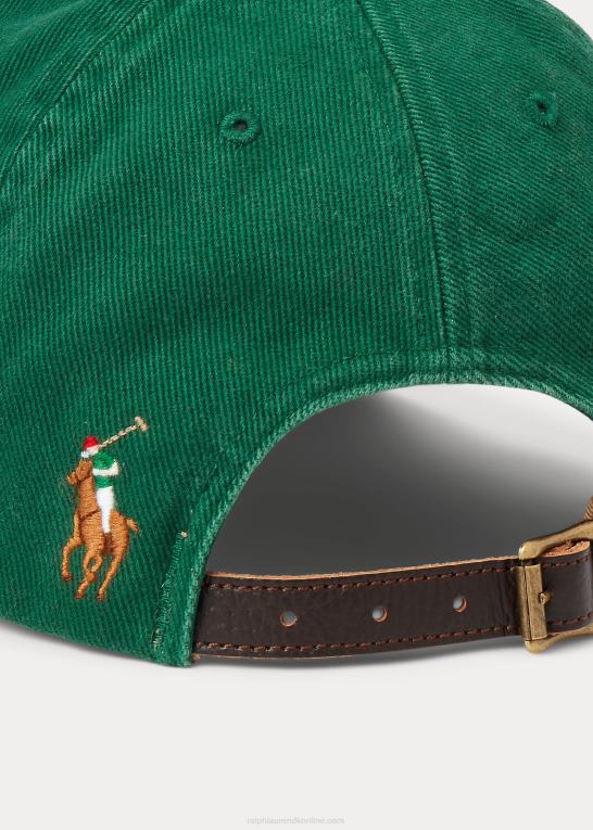 ny skov Mænd Ralph Lauren bomulds chino langnæbbet kasket Z426B2748