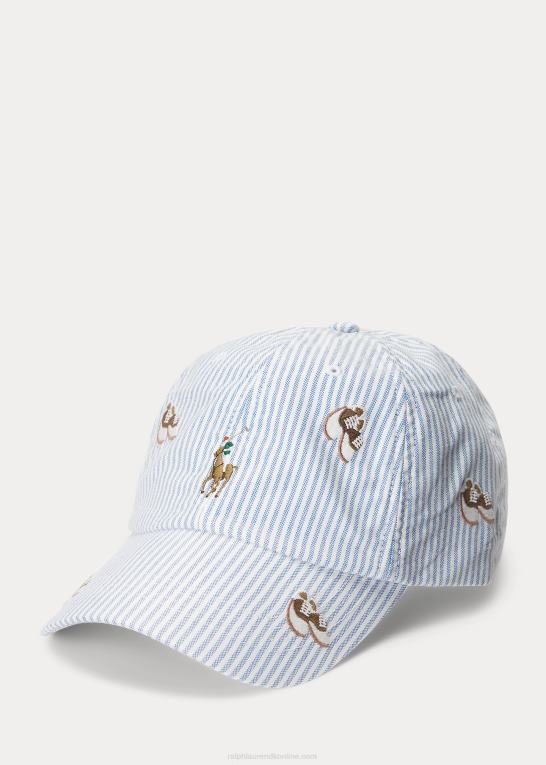 oxford stribe Mænd Ralph Lauren broderet stribet oxford kuglekasket Z426B2366