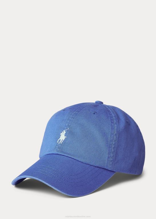 pigesten blå Mænd Ralph Lauren bomuld chino kuglehætte Z426B2499