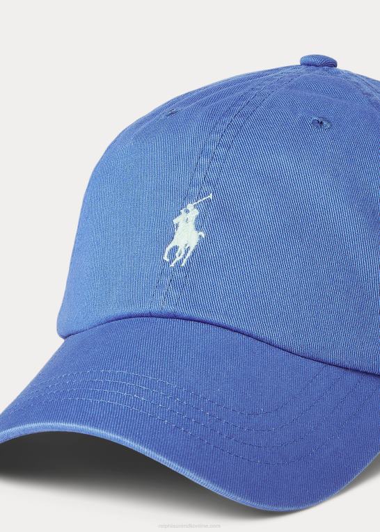 pigesten blå Mænd Ralph Lauren bomuld chino kuglehætte Z426B2499