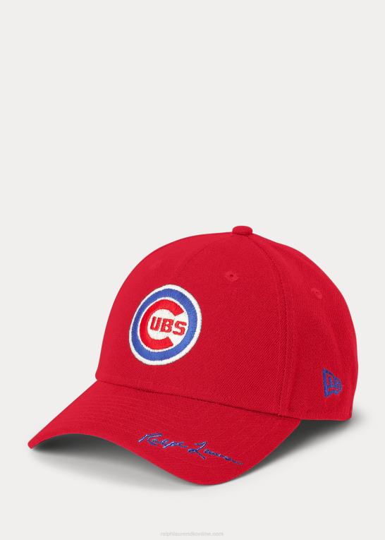 rød Mændpolo ralph lauren cubs kasket Z426B5563