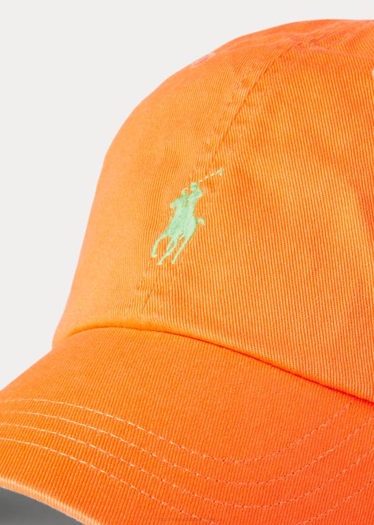 resort orange Mænd Ralph Lauren bomuld chino kuglehætte Z426B2494