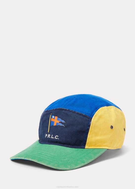 safir stjerne multi Mænd Ralph Lauren farveblokeret lærred med fem paneler Z426B2447