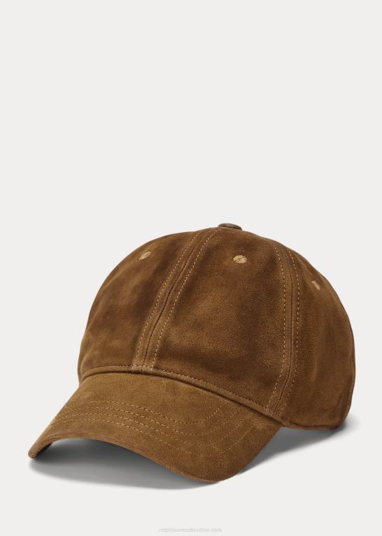 smith brun Mænd Ralph Lauren kuglehætte i ruskind Z426B2752