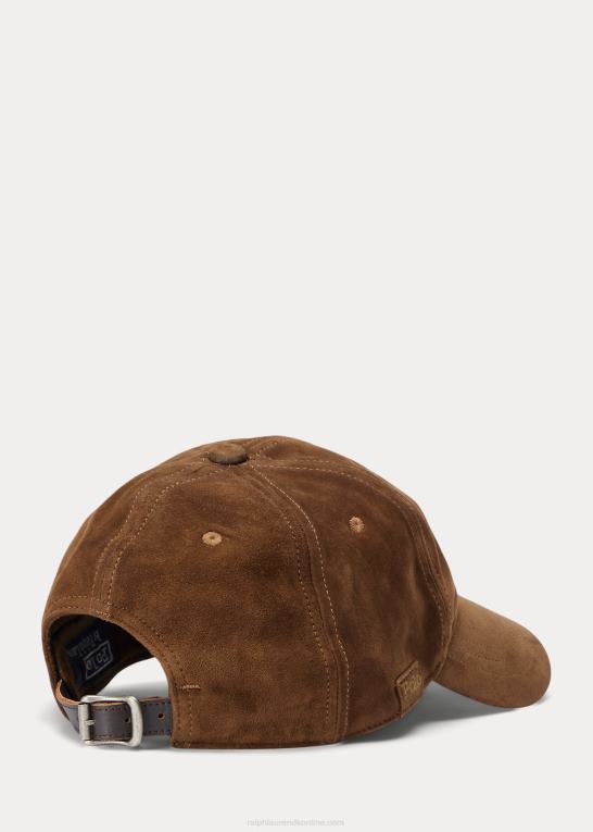 smith brun Mænd Ralph Lauren kuglehætte i ruskind Z426B2752