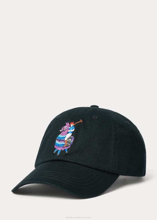 sort Mændpolo ralph lauren x fortnite kuglehætte Z426B2490