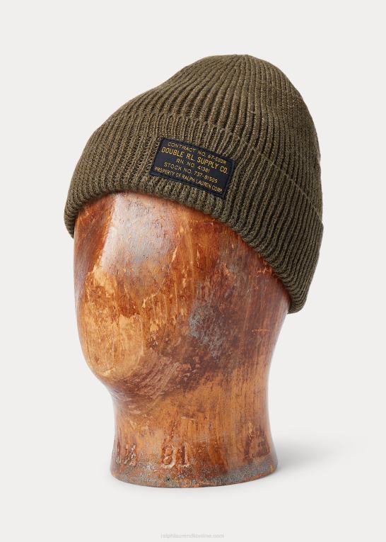 trist oliven Mænd Ralph Lauren urkappe i bomuld Z426B8891