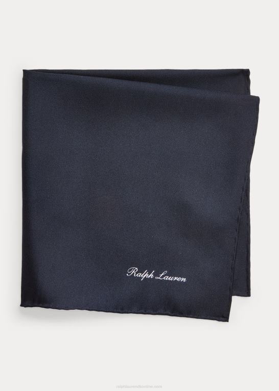 flåde Mænd Ralph Lauren silke lomme firkantet Z426B2661