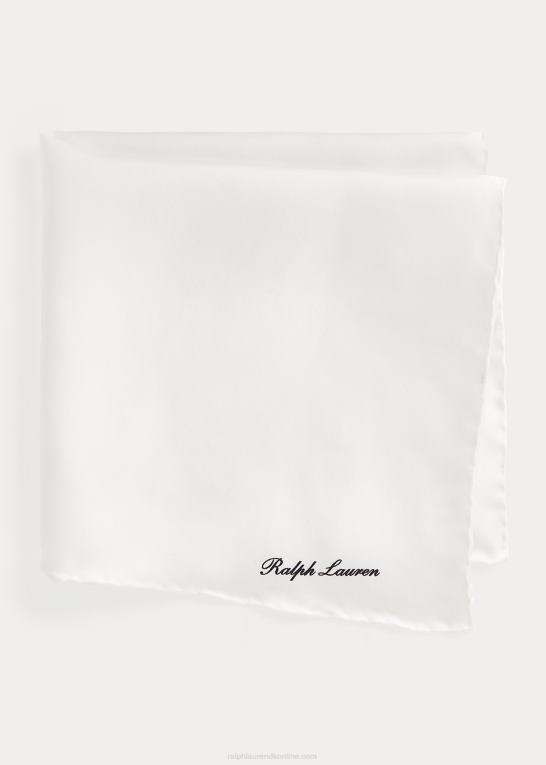 hvid Mænd Ralph Lauren silke lomme firkantet Z426B2663