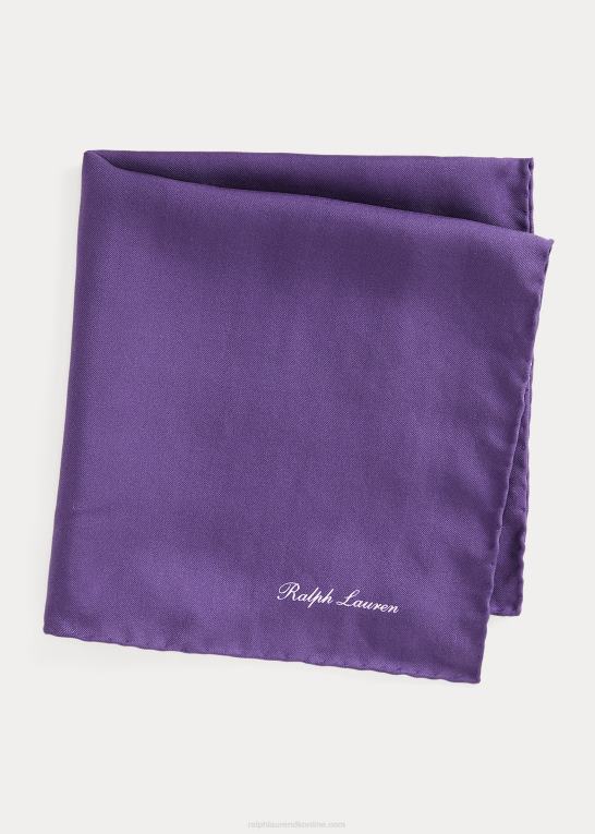lilla Mænd Ralph Lauren silke lomme firkantet Z426B2662