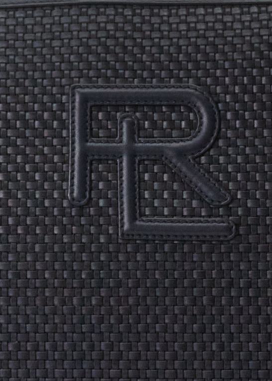 formand for flåden Mænd Ralph Lauren vævet kalveskind taske Z426B8960