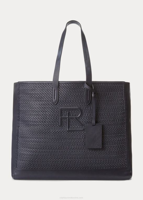 formand for flåden Mænd Ralph Lauren monogram vævet kalveskind tote Z426B8956