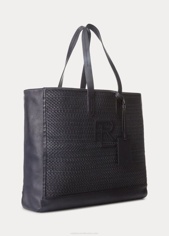 formand for flåden Mænd Ralph Lauren monogram vævet kalveskind tote Z426B8956