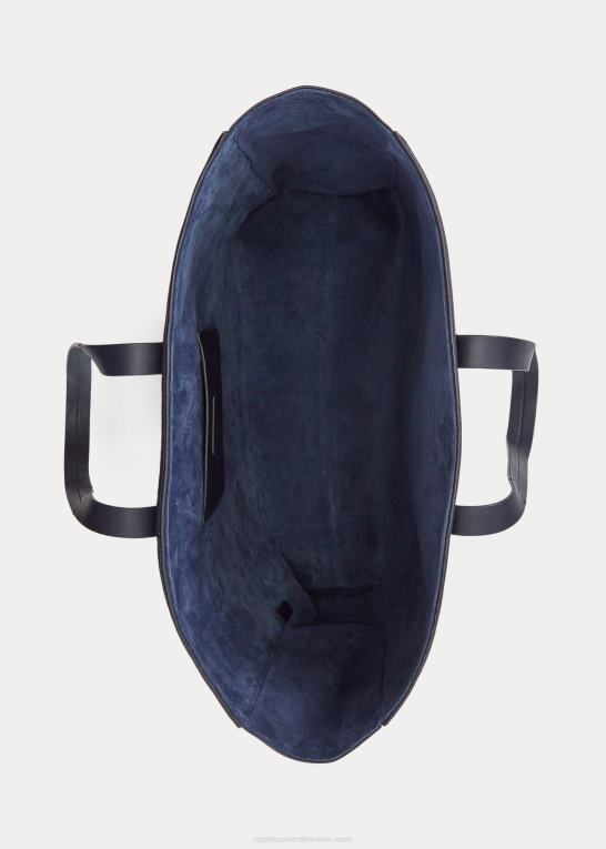 formand for flåden Mænd Ralph Lauren monogram vævet kalveskind tote Z426B8956