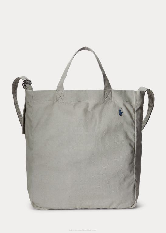grå tåge Mænd Ralph Lauren shopper-tote i lærred Z426B5246