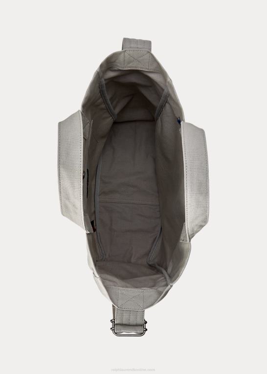 grå tåge Mænd Ralph Lauren shopper-tote i lærred Z426B5246