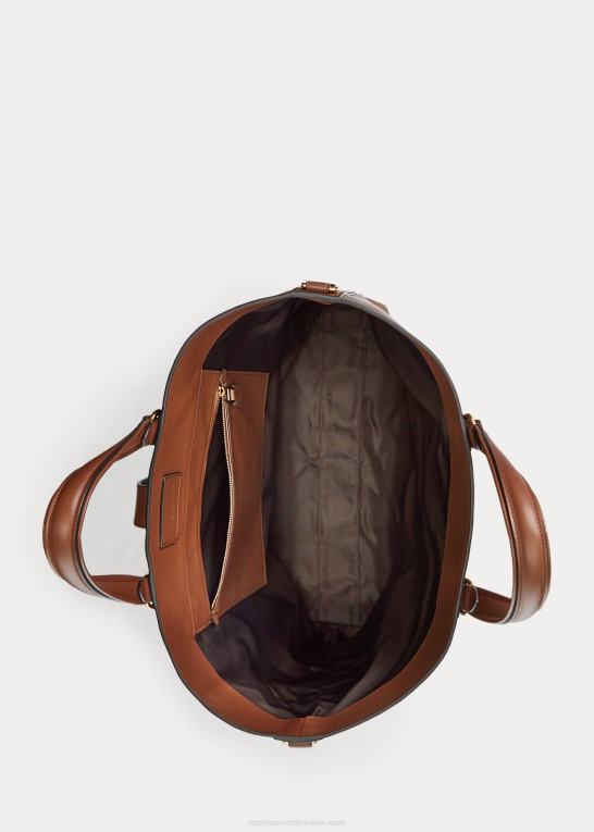 mørkebrun/kastanje Mænd Ralph Lauren welington pose i poleret kalveskind Z426B8988