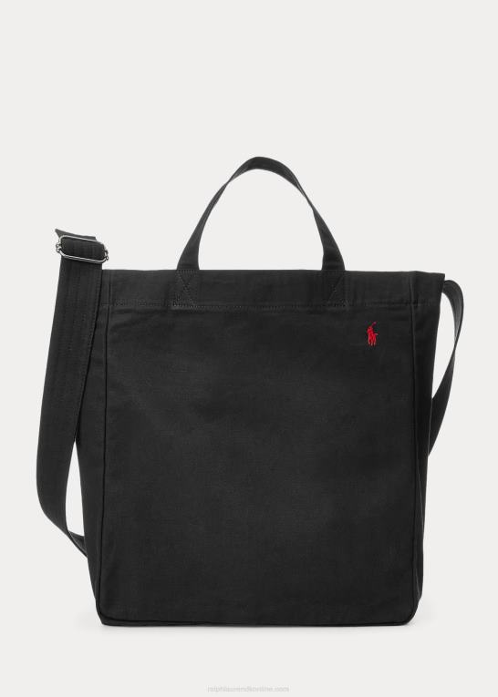 sort Mænd Ralph Lauren shopper-tote i lærred Z426B5245