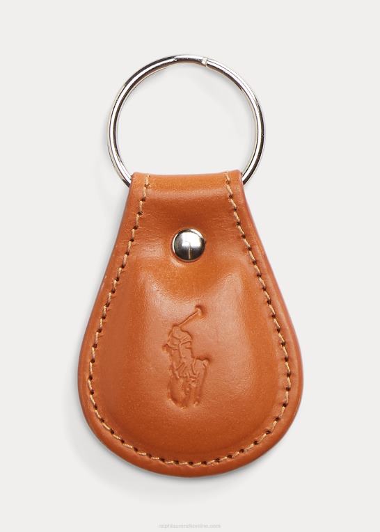 tan Mænd Ralph Lauren hovedtøj læder nøglebrik Z426B2552