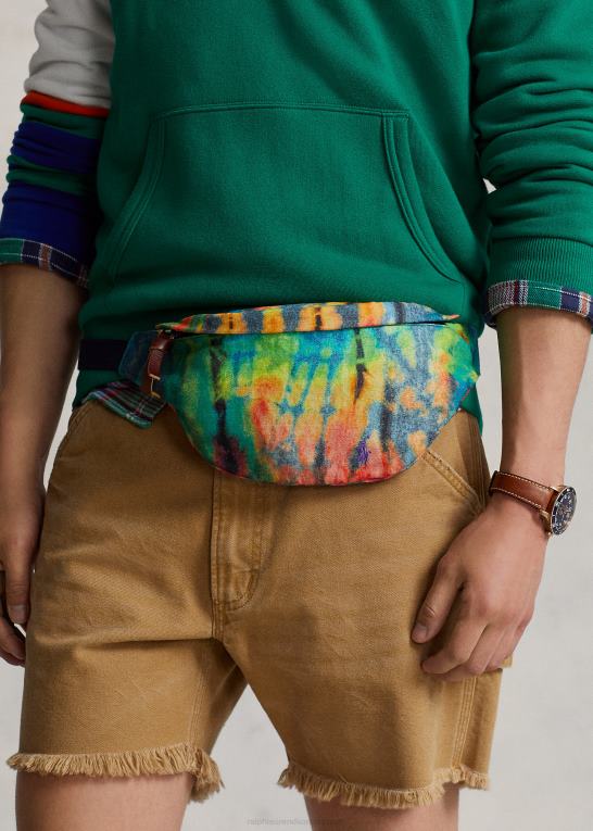 bindefarve Mænd Ralph Lauren tie-dye kanvas taljepakke Z426B8748