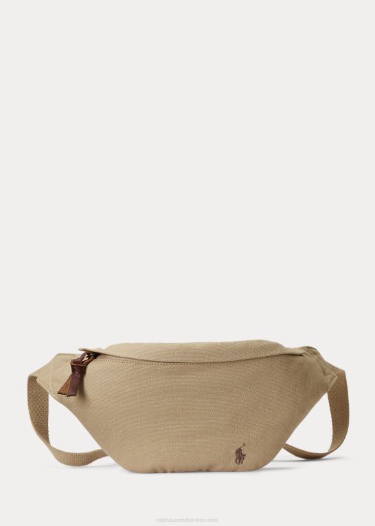 vintage kaki Mænd Ralph Lauren kanvas taljepakke Z426B2475