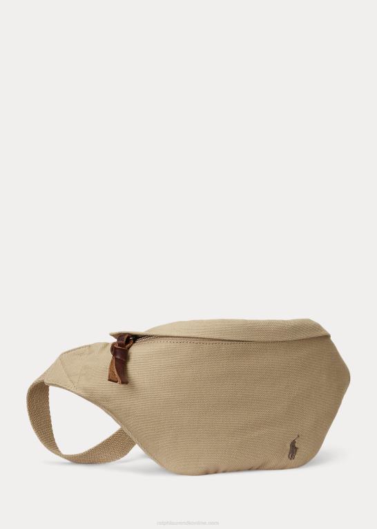 vintage kaki Mænd Ralph Lauren kanvas taljepakke Z426B2475